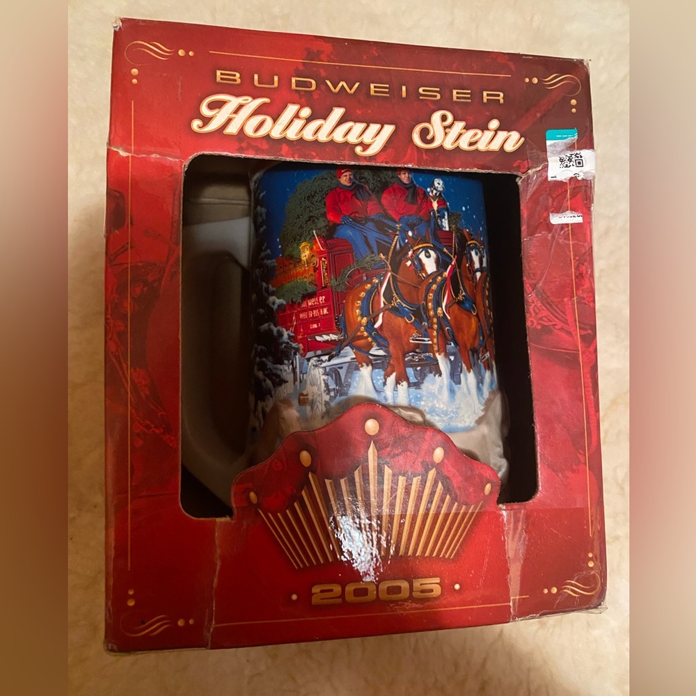 Budweiser Holiday Stein Vintage 2005